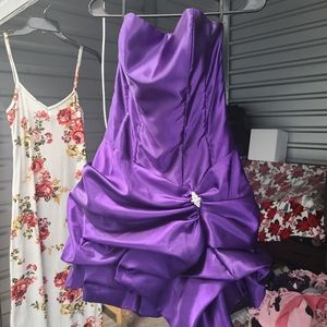 Purple prom dress